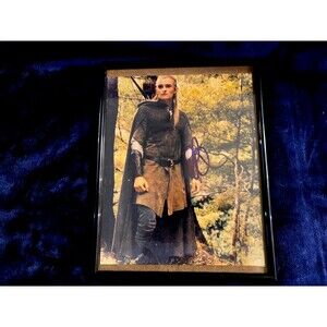Orlando Bloom Hand-Signed Autographed Framed Legolas Photo Lord of the Rings